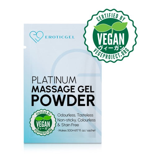 Eroticgel | Platinum Massage Gel Powder 5g Sachet - Makes 500ml Gel