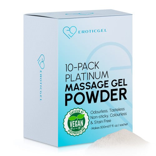 Eroticgel | Platinum Massage Gel Powder 10x5g Sachets - 10 Pack