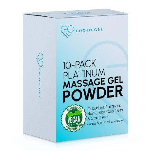 Eroticgel | Platinum Massage Gel Powder 10x5g Sachets - 10 Pack