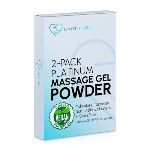Eroticgel | Platinum Massage Gel Powder 2x5g Sachets - 2 Pack