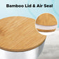 Eroticgel | Nuru Bamboo Massage Bowl Shaker with Bamboo Lid 500ml