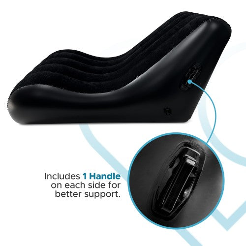 Eroticgel Inflatable Love Sofa - Black