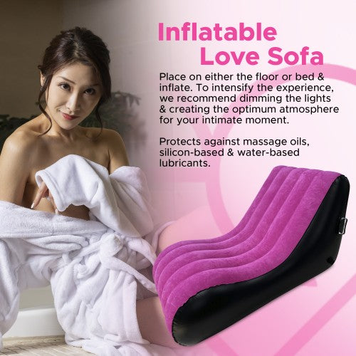 Eroticgel Inflatable Love Sofa - Pink