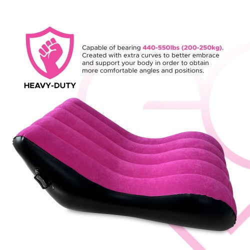 Eroticgel Inflatable Love Sofa - Pink