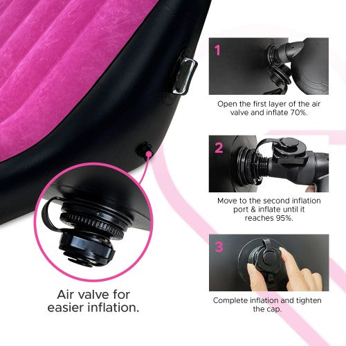 Eroticgel Inflatable Love Sofa - Pink