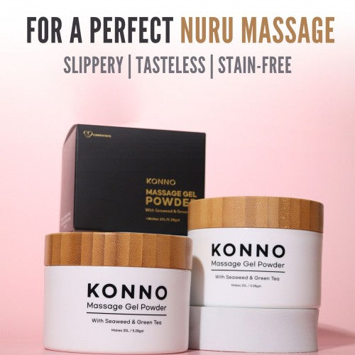 Eroticgel | Nuru Massage Gel Powder Made in Japan 200g - Makes 20 Litres - KONNO