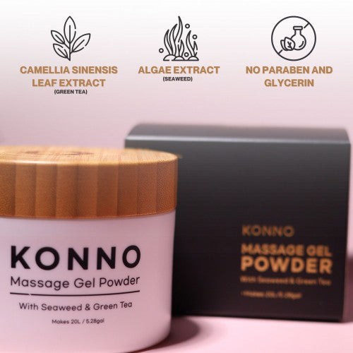 Eroticgel | Nuru Massage Gel Powder Made in Japan 200g - Makes 20 Litres - KONNO
