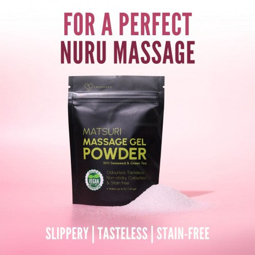 Eroticgel | Massage Gel Powder Resealable Sachet 50g - Matsuri