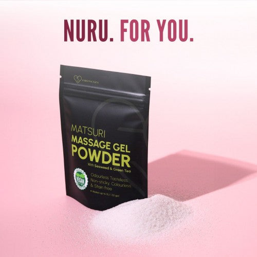 Eroticgel | Massage Gel Powder Resealable Sachet 50g - Matsuri