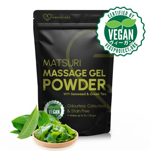 Eroticgel | Massage Gel Powder Resealable Sachet 50g - Matsuri