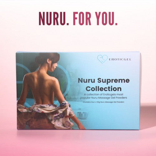 Eroticgel | Nuru Supreme Collection Massage Powder 4x50g - 200g - 4 Pack