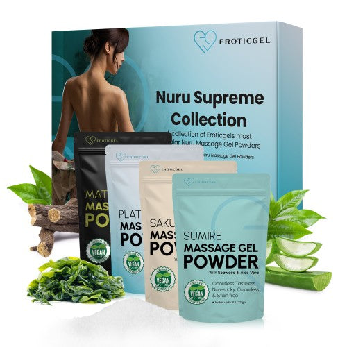 Eroticgel | Nuru Supreme Collection Massage Powder 4x50g - 200g - 4 Pack