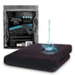 Eroticgel Black Waterproof Massage Table Fitted Sheet with Face Hole 83 x 203cm