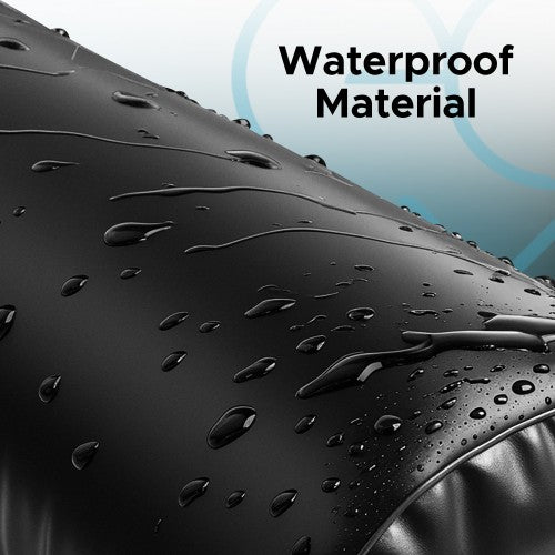 Eroticgel Half Moon Vinyl Waterproof Pillowcase - 118cm x 33cm x 17cm