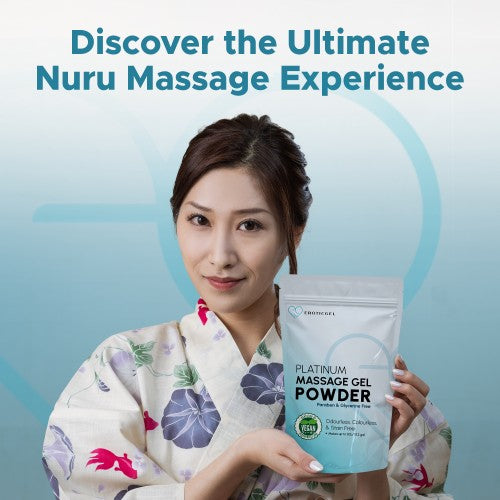 Eroticgel | Nuru Vegan Massage Gel Powder PLATINUM 500g - Makes 50 Litres