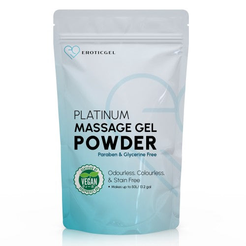 Eroticgel | Nuru Vegan Massage Gel Powder PLATINUM 500g - Makes 50 Litres
