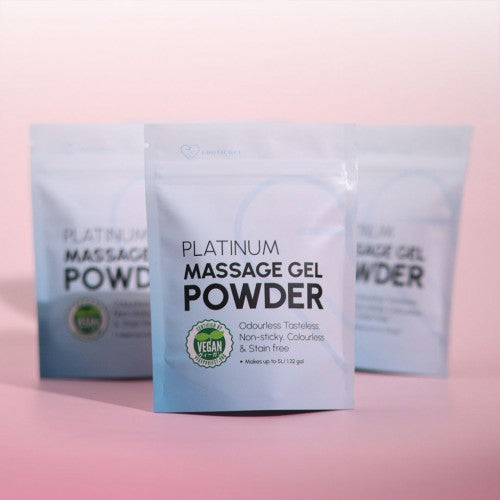 Eroticgel | Massage Gel Powder Resealable Sachet 50g - Platinum
