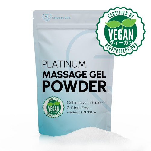 Eroticgel | Massage Gel Powder Resealable Sachet 50g - Platinum