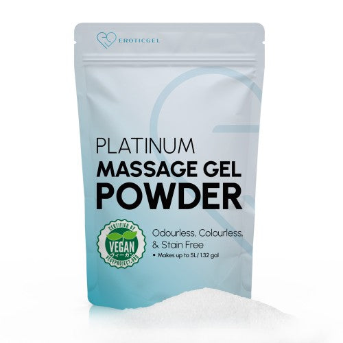 Eroticgel | Massage Gel Powder Resealable Sachet 50g - Platinum