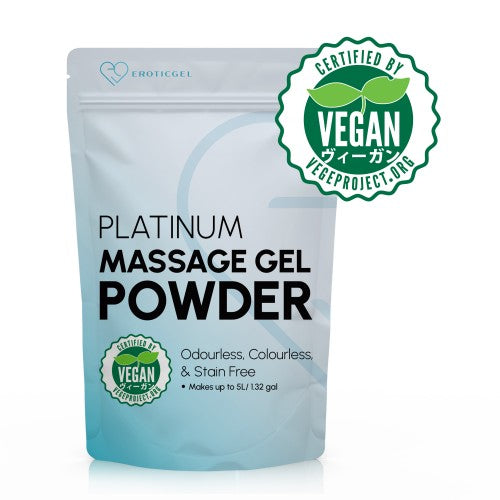 Eroticgel | Massage Gel Powder Resealable Sachet 50g - Platinum