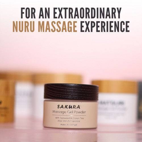 Eroticgel | Nuru Massage Powder - Sakura Version Made in Japan 40g - Makes 4 Litres