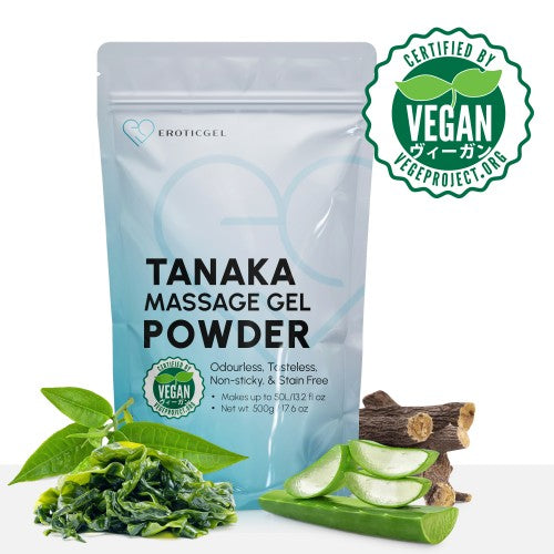Eroticgel | Nuru Vegan Massage Gel Powder TANAKA 500g - Makes 50 Litres