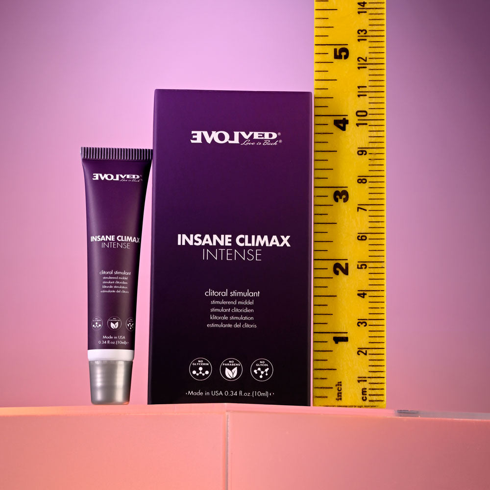 Evolved INSANE CLIMAX - INTENSE - Clitoral Stimulation Gel 10ml