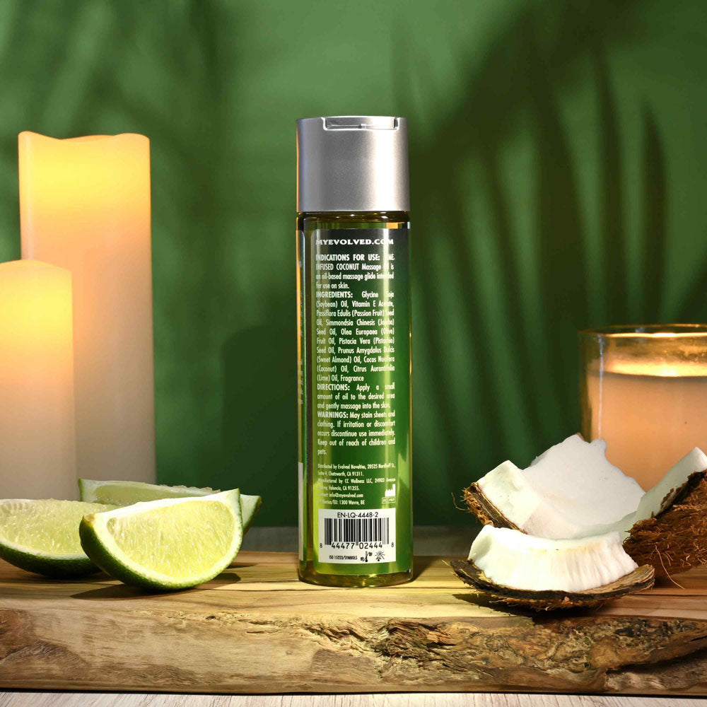 Evolved ANOINT PERFUMERY - Lime Infused Coconut Massage Oil 120ml