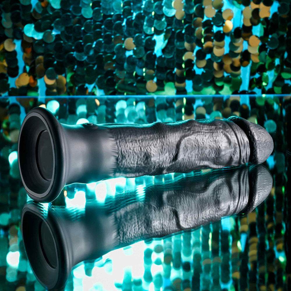Evolved BLACK THUNDER - Black 25cm USB Rechargeable Vibrator