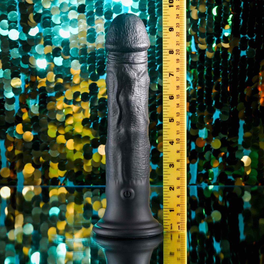 Evolved BLACK THUNDER - Black 25cm USB Rechargeable Vibrator