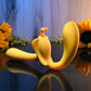 Evolved THE MONARCH Couples Vibrator - Triple Shaft Strapless Strap-On Vibrator