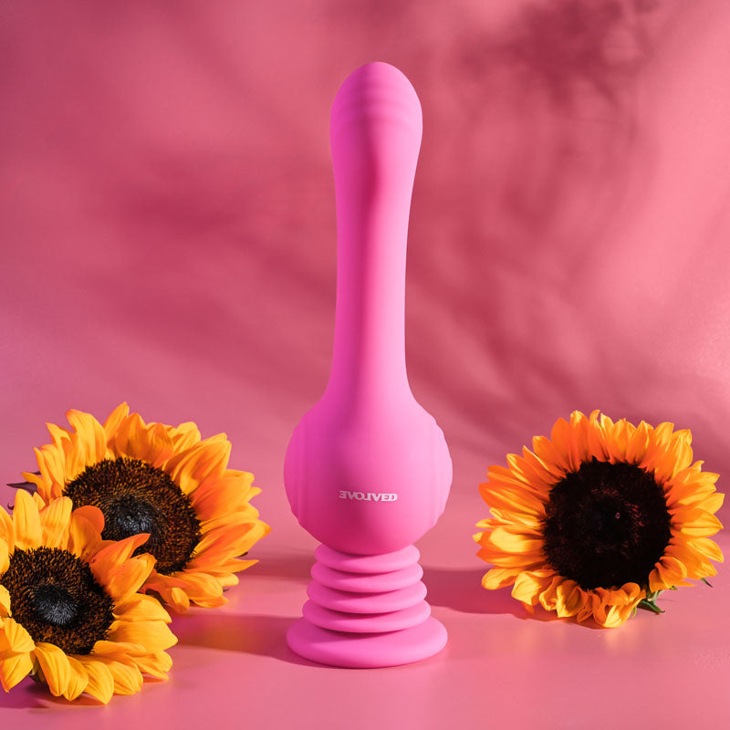 Evolved GYRO VIBE Pink 24.8cm USB Rechargeable Super Vibrator