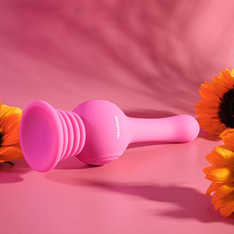 Evolved GYRO VIBE Pink 24.8cm USB Rechargeable Super Vibrator