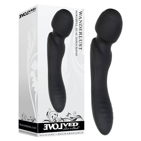Evolved Wanderlust - Black Double Ended Massager Wand
