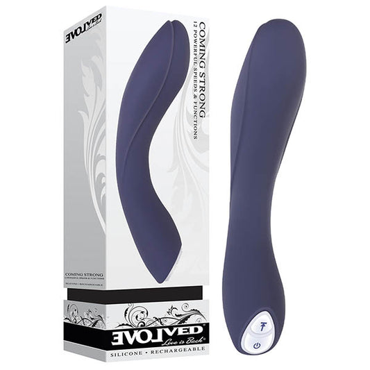 Evolved Coming Strong - Navy Blue 119cm (7.5") Vibrator