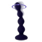 Evolved PLEASURE ORBIT - Navy Blue 17.8cm Twirling & Vibrating Anal Beads with Remote