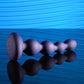 Evolved PLEASURE ORBIT - Navy Blue 17.8cm Twirling & Vibrating Anal Beads with Remote