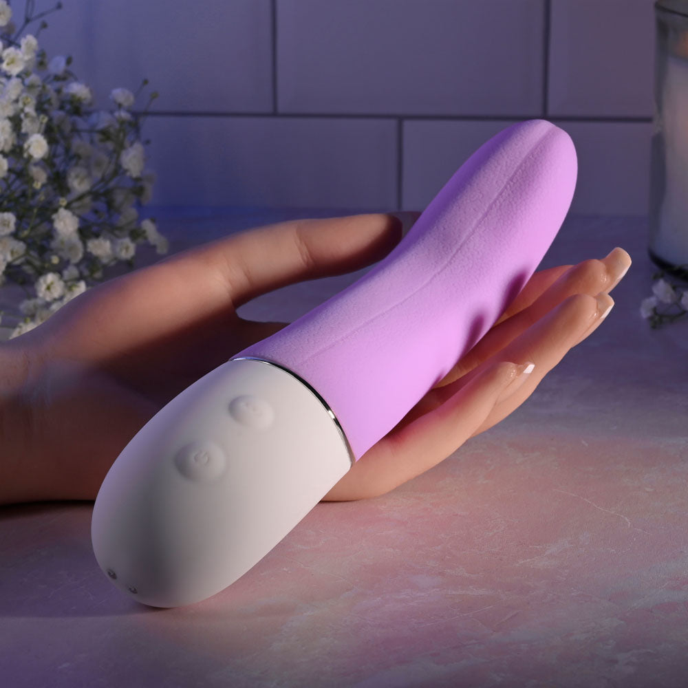 Evolved SLIP OF THE TONGUE - Purple 21.1cm USB Rechargeable Flicking Tongue Vibrator