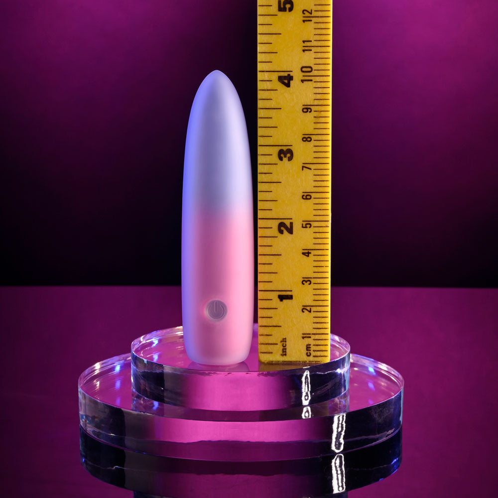 Evolved PARADISE BULLET - Pink/Purple 10.2cm USB Rechargeable Bullet
