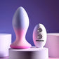 Evolved PARADISE PLUG - Pink/Purple 10.5cm Vibrating Butt Plug with Wireless Remote