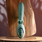 Evolved THRUST INTO ECSTASY - Green 21cm Thrusting & Rotating Vibrator