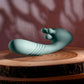 Evolved THRUST INTO ECSTASY - Green 21cm Thrusting & Rotating Vibrator