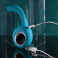Evolved HOW MANY LICKS - Blue 17.8cm USB Rechargeable Vibrator with Flicking Stimulator