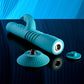 Evolved BUNNY HOP - Teal 25.1cm Thrusting Rabbit Vibrator with Suction Base