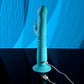 Evolved BUNNY HOP - Teal 25.1cm Thrusting Rabbit Vibrator with Suction Base