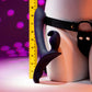 Evolved GIVING VIBES - Black 14.6cm Vibrating Strap-On with Remote