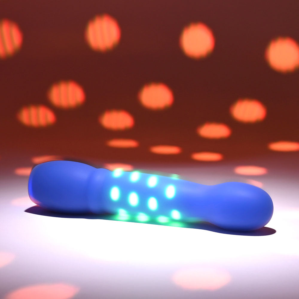 Evolved DISCO DIVA - Blue 20.9cm USB Rechargeable Light Up Vibrator