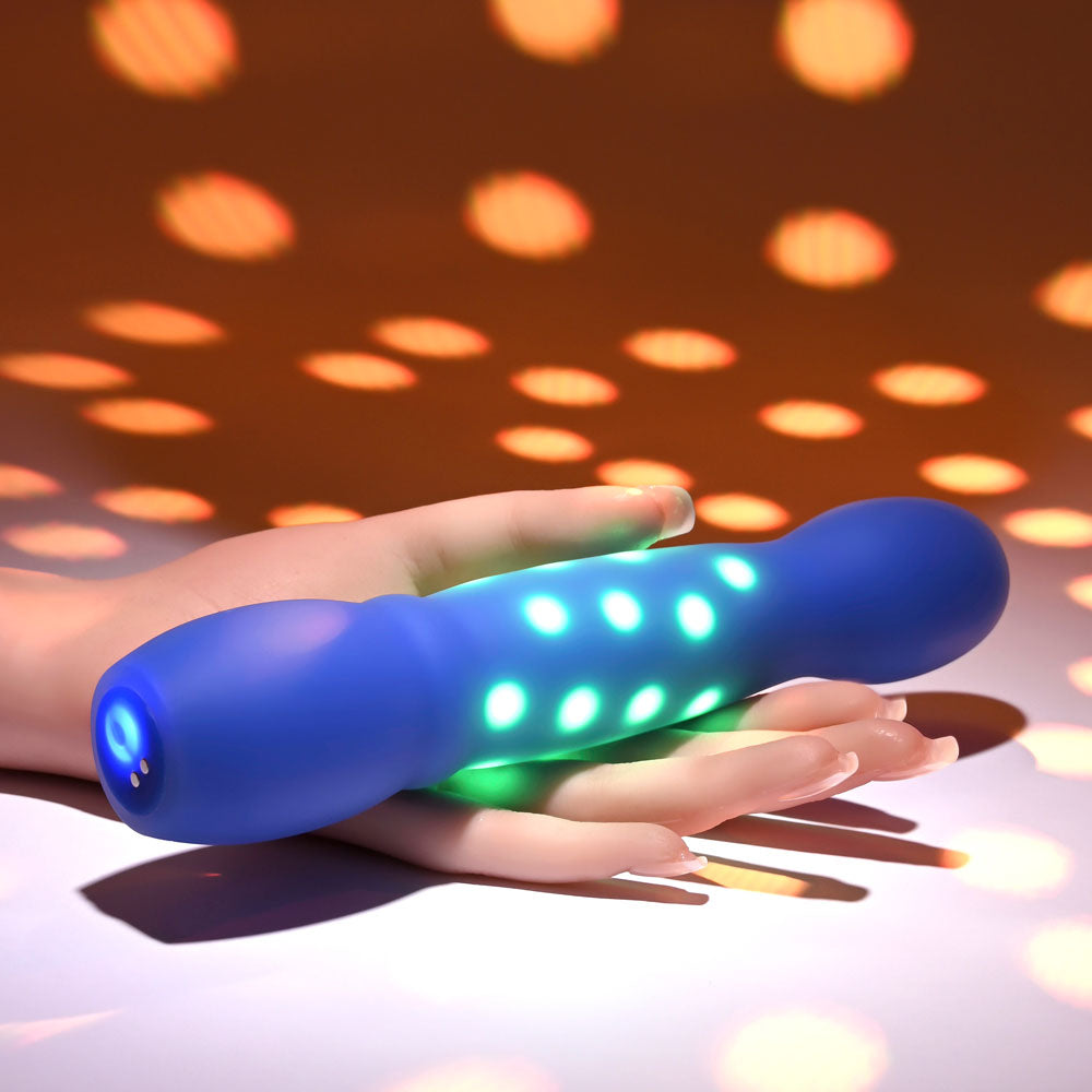Evolved DISCO DIVA - Blue 20.9cm USB Rechargeable Light Up Vibrator