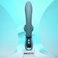 Evolved TAKE YOUR FLICK - Grey 24.1cm Vibrator with Flicking Clitoral Stimulator