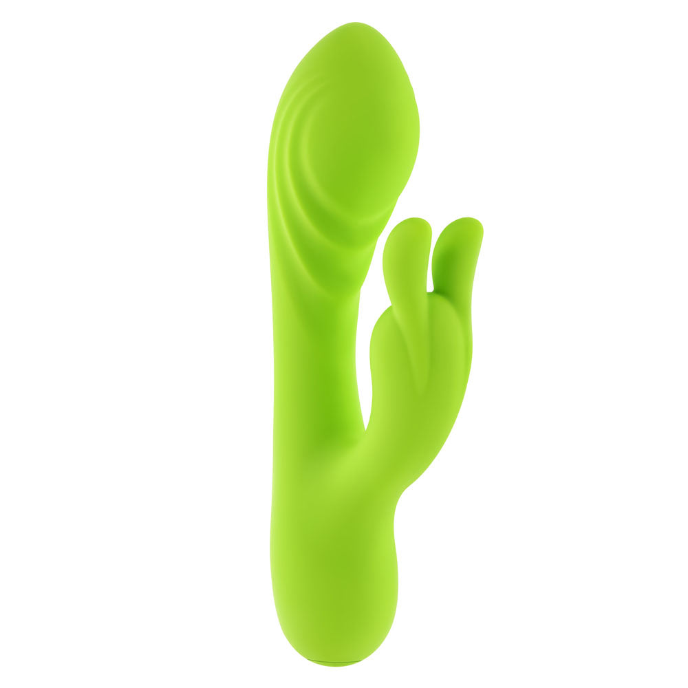 Evolved BRAT BUNNY - Green 16.2cm USB Rechargeable Rabbit Vibrator